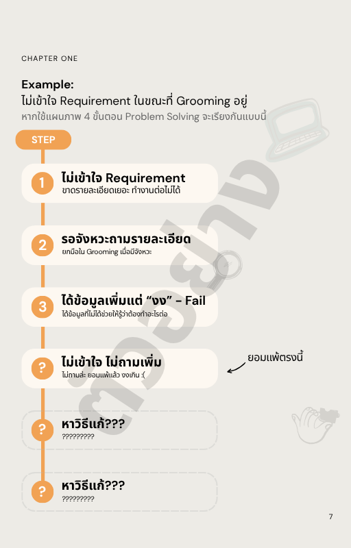 ตัวอย่างเนื้อหาจาก E-Book People Skills for Dev